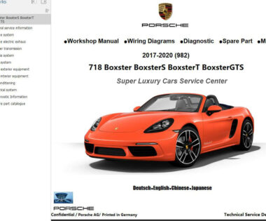 2019-2023 Porsche Taycan Y1A Workshop Service Manual Wiring Diagram