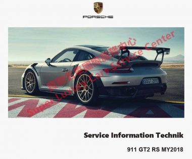 Porsche 911 GT2 RS Technical Training Technik Introduction Service Information
