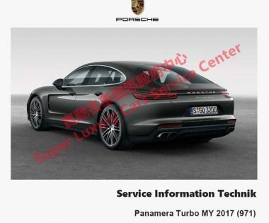 Porsche Panamera 971 Technical Training Technik Introduction Service Information