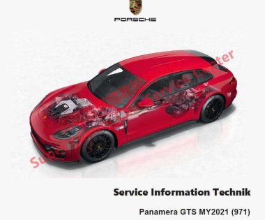 Porsche Panamera GTS 971 Technical Training Technik Introduction Service Information