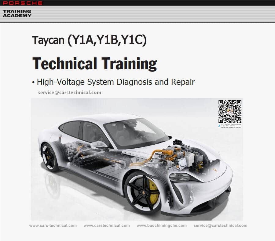 Porsche Training Academy Taycan EV Technical Workbook